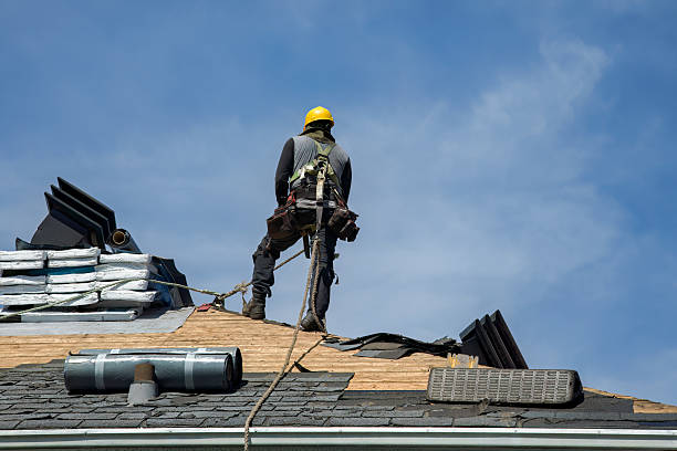 Professional Roofing technician working in Redmond, WA